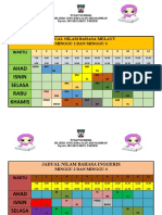 Jadual Waktu Nilam