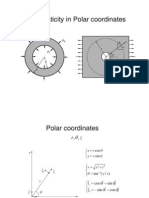 Elasticity in Polar Coordinates