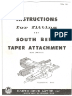 South Bend Taper Attachment