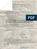 H Affidavit of Publication