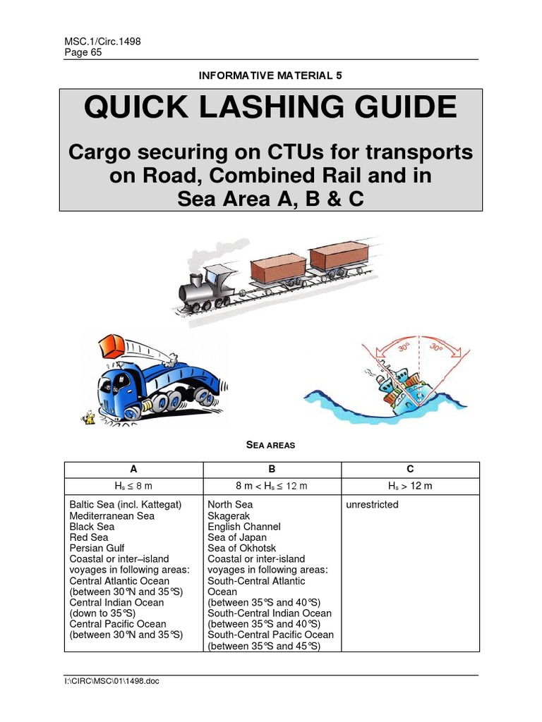 Cargo Securing Methods and Guidelines | PDF | Pallet | Friction