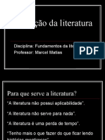 A funcao da literatura