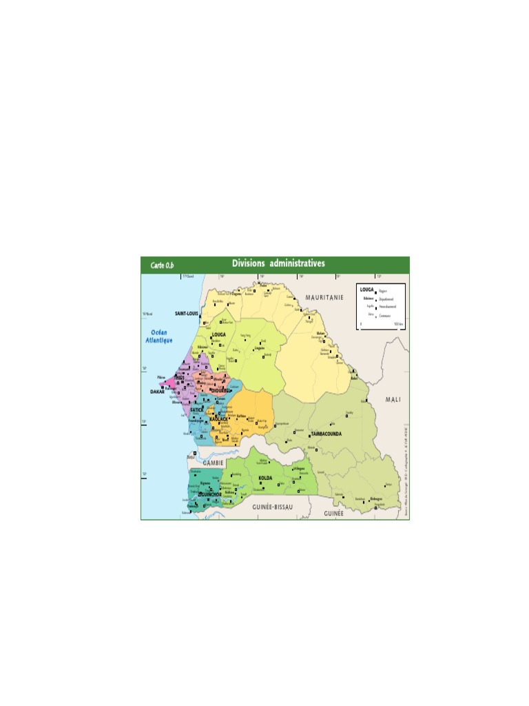 Découpage administratif du Sénégal | PDF | Sénégal