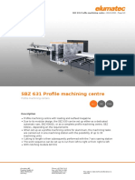 SBZ 631 Profile Machining Centre - Elumatec