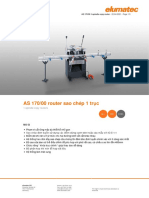 AS 170 - 00 1-Spindle Copy Router - Elumatec