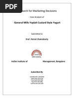 Case Analysis of Yoplait Yogurt