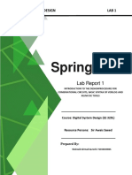 Spring 2021: Digital System Design Lab 1