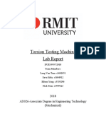 Torsion Test Lab Report