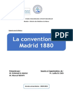 La Conventionde Madrid 1880 (Version Finale)