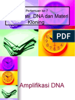 Amplifikasi DNA dan Kloning