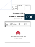 Hands-On Guide To OVSV610R103 C&C08 Switch: Huawei Technologies Co., LTD