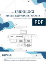 Rahmanita Kamila - 1810211082 - Embriologi Organ Reproduksi Wanita