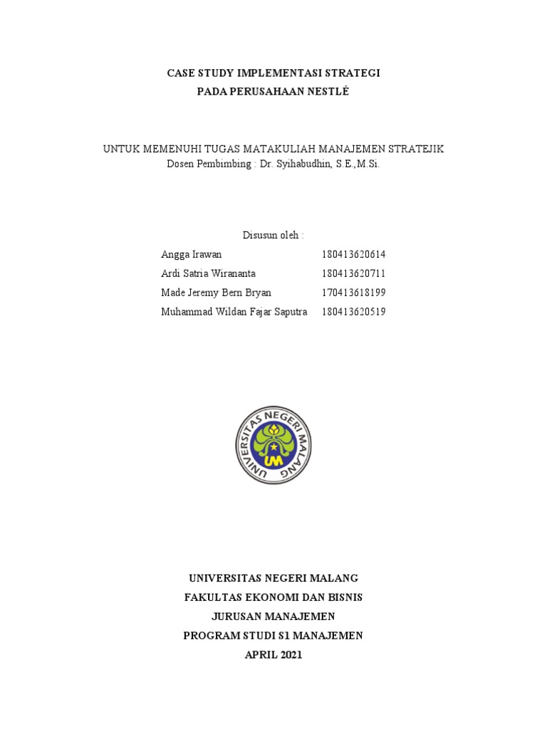 (Offering QQ) (Group J) (Case 2, Iplementasi Strategi Fungsional Dan