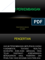 Hukum Perkembangan