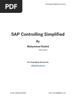 SAP Controlling Simplified: Mohammed Rashid