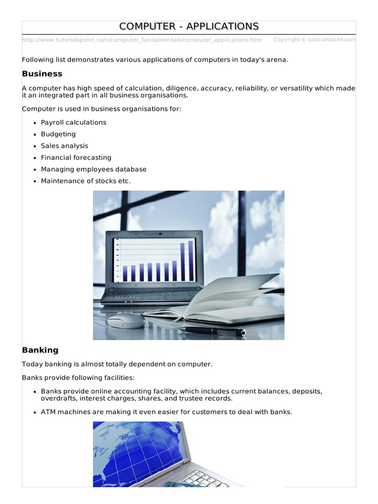 Computer Applications | PDF | Banks | Monitoring (Medicine)