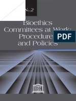 Guide No.2 - Bioethics Committees at Work - Procedures and Policies