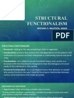 1. Structural- Functionalism