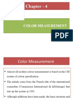 Chapter - 4: Color Measurement