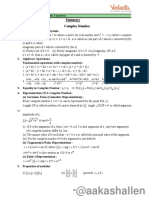 04-Complex Numbers, Quadratic Equations