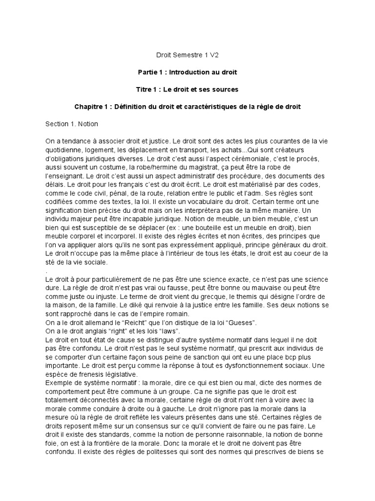 Introduction au Droit et ses Fondements | PDF | Patrimoine (finance ...