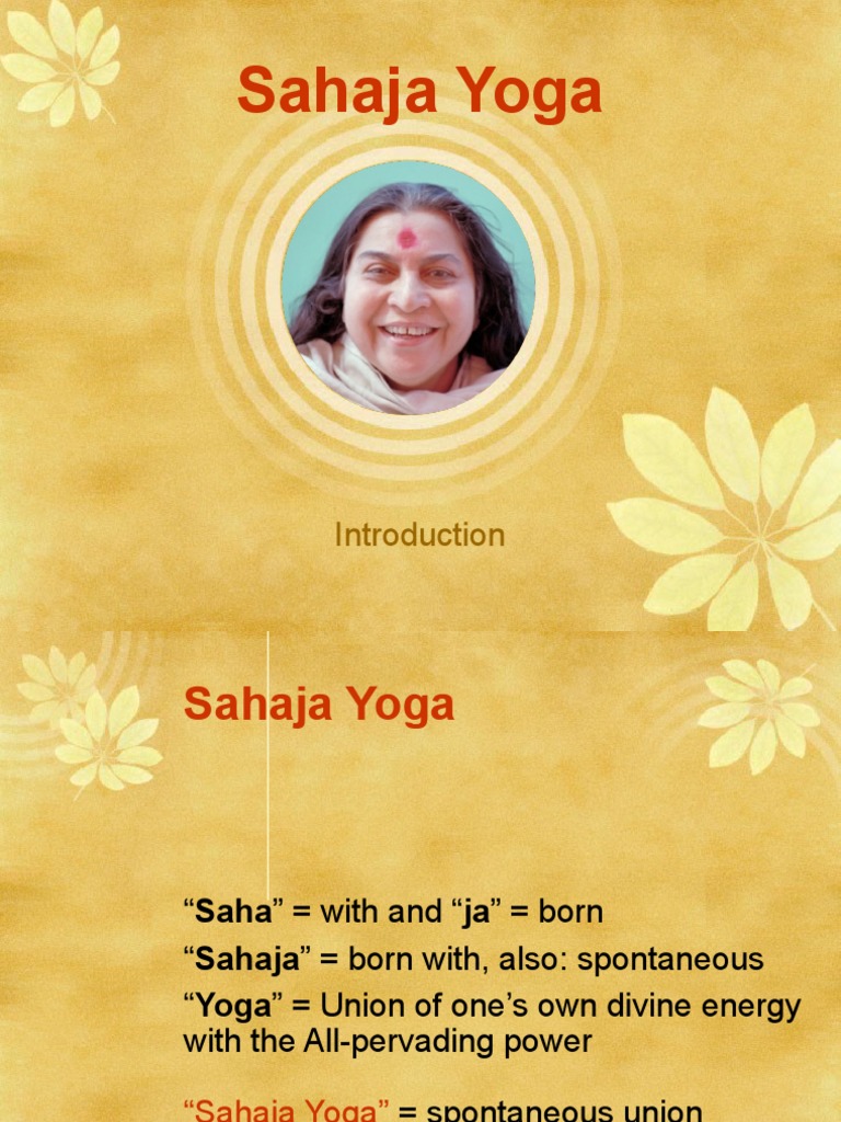 Sahaja Yoga Introduction PDF Chakra Kundalini