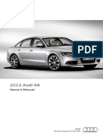 2012 Audi A6: Manual