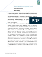 Filosofia 10 - A Dimensão Estética - Ficha 1 - Sugestões de Resposta