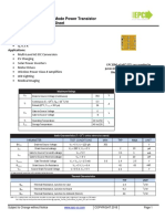 EPC2050 - Enhancement-Mode Power Transistor Preliminary Specification Sheet