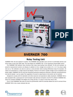Sverker 760: Relay Testing Unit