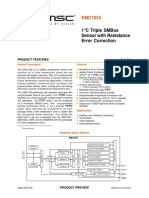 1°C Triple Smbus Sensor With Resistance Error Correction: Product Features