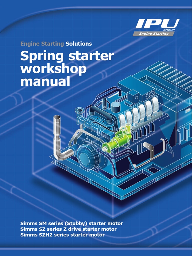 Spring Starter Workshop Manual | PDF | Bearing (Mechanical) | Gear