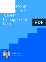 Your 3-Month Job Search & Career Management Plan: Vikram Anand