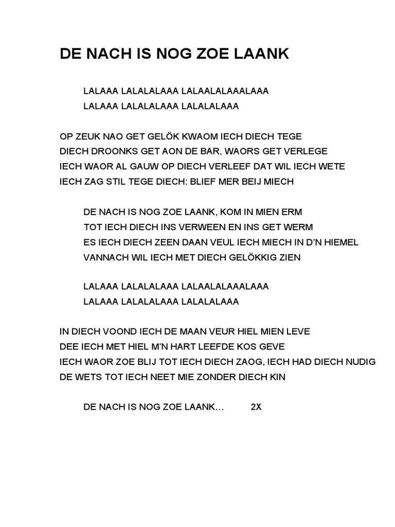De Nach Is Nog Zoe Laank PDF