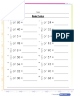 Fraction of Numbers Worksheet