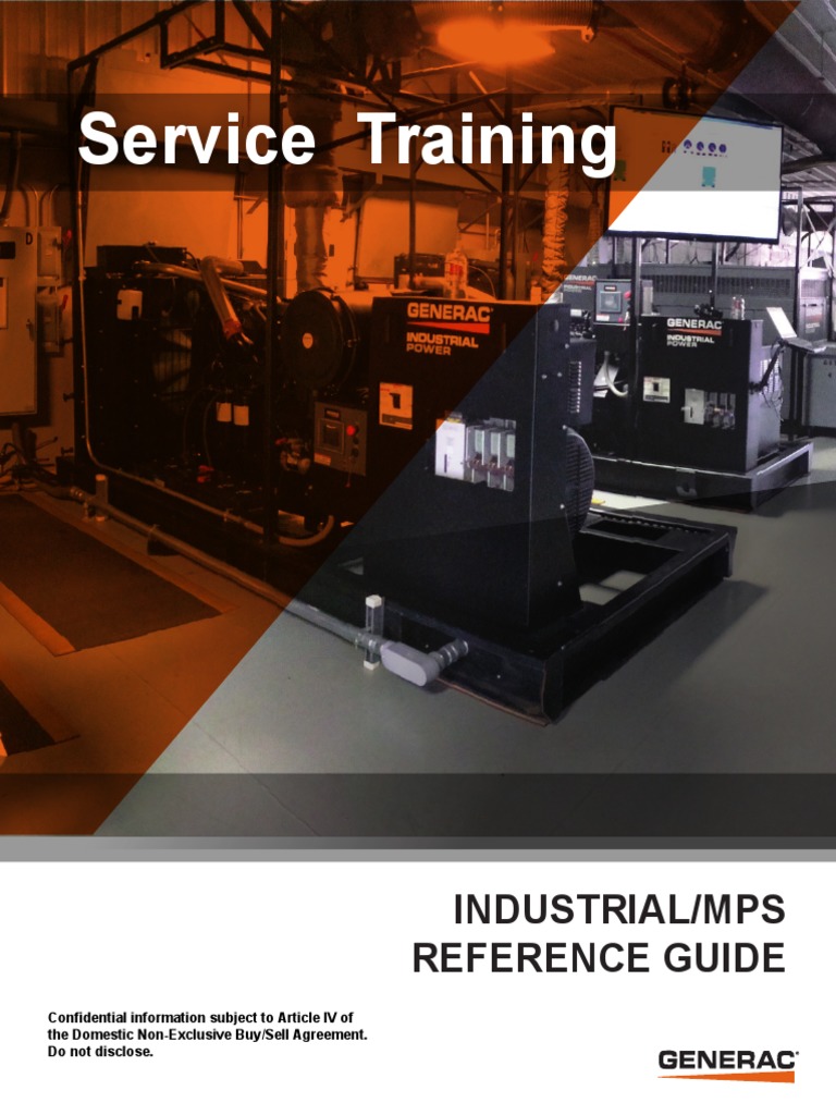 Service Training: Industrial/Mps Reference Guide