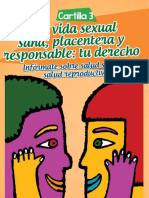 Cartilla 3 Una Vida Sexual Sana Placentera y Responsable UNFPA