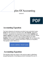 Principles of Accounting Lecture 2