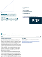 Gcse November 2021 Final Provisional