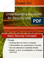 Chapter 13 A: Understanding The Need For Security Measures