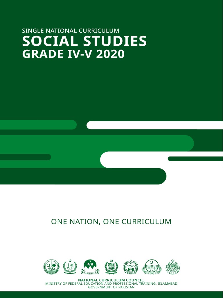 Single National Curriculum: Social Studies IV-V | PDF | Citizenship ...