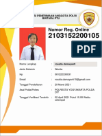 Form Reg. Online Pendaftar 2103152200105