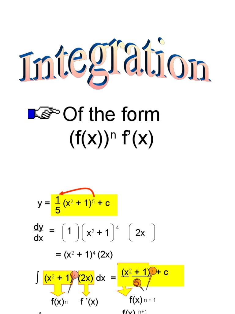 Calculus Integration Techniques | PDF