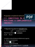 !!! Constituie În Frază O Realizare A Complementului Indirect