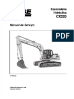 Escavadeira Hidráulica CX220 Manual de Serviço