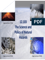12.103 The Science and Policy of Natural Hazards