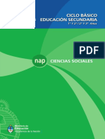 NAP Ciencias Sociales, Educación Secundaria, Ciclo Básico