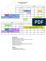 Calendario Ordinario Proceso de Escolarización