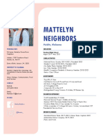 Mattelyn Neighbors Resume