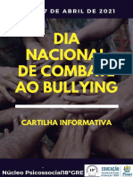 Cartilha Bullying Virtual -18°GRE